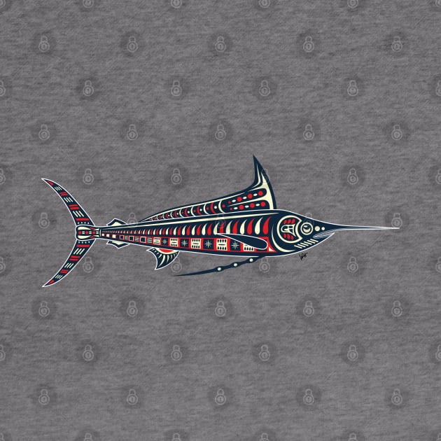 Salish Swordfish by Munchbud Ink